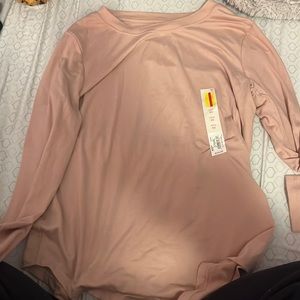 Xs blush colored long sleeve